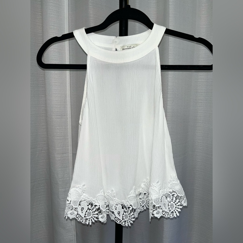 Abercrombie & Fitch sleeveless lace tank | size XS
